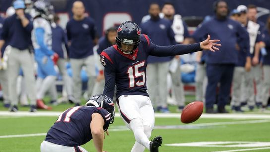 Reports: Texans re-sign PK Ka'imi Fairbairn to 3-year deal (NFL)