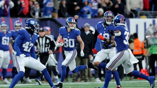 Giants WR/returner Gunner Olszewski injured in warmups (NFL)