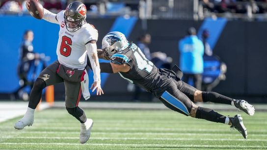 Bucs' Baker Mayfield questionable for playoff game, Eagles QB Jalen Hurts fine (NFL)