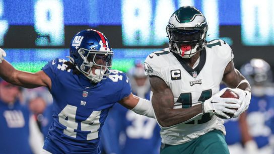 Eagles WR A.J. Brown (hamstring) not spotted at practice (NFL)