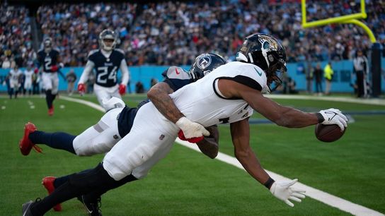 Jaguars release WR Zay Jones, K Joey Slye (NFL)