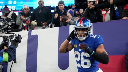 Giants RB Saquon Barkley ‘numb’ to tag, skips exit interview (NFL)