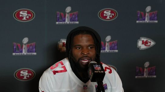 49ers LB Dre Greenlaw out of Super Bowl after injury running onto field (NFL)