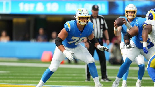 Reports: Chargers RT Joe Alt (knee) likely out vs. Chiefs (NFL)
