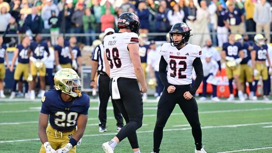 After 'lowest of lows,' No. 18 Notre Dame bids to turn back Purdue (College Football)