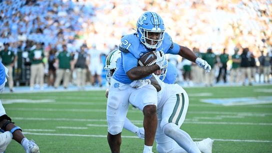 Omarion Hampton stars as North Carolina pulls away late vs. NC Central (College Football)