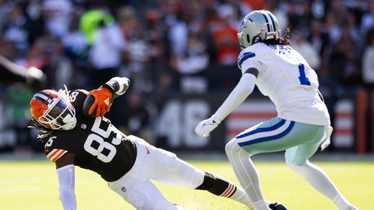 Browns rule out TE David Njoku, RB Pierre Strong vs. Giants (NFL)
