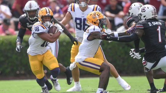 Down 17, No. 18 LSU storms back to upend South Carolina (College Football)
