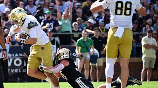 No. 18 Notre Dame rolls to 66-7 win over Purdue (College Football)