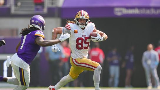 49ers star TE George Kittle (hamstring) could sit out vs. Rams (NFL)