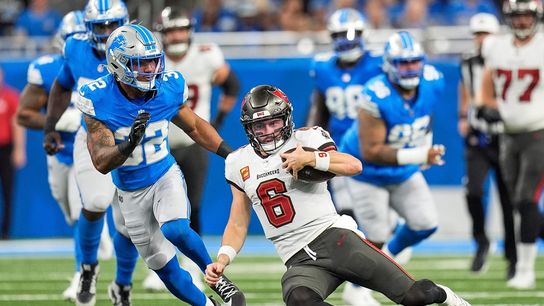 Baker Mayfield, Buccaneers start 2-0 by holding off Lions (NFL)