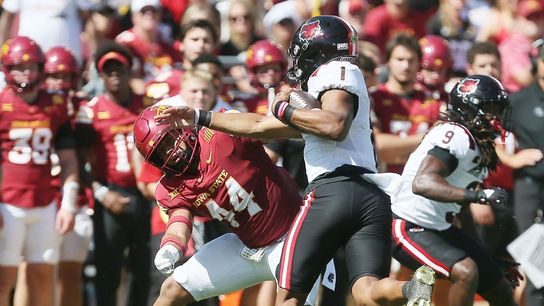 No. 14 Iowa State wary of heat, Arkansas State QB Jaylen Raynor (College Football)