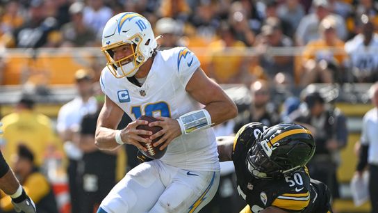 Report: X-rays negative for Chargers QB Justin Herbert (ankle) (NFL)