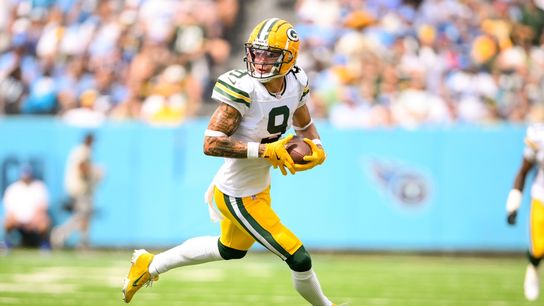 Packers WR Christian Watson (ankle) ruled out for rest of Vikings game (NFL)
