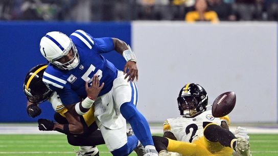 Colts QB Anthony Richardson injures hip, out vs. Steelers (NFL)