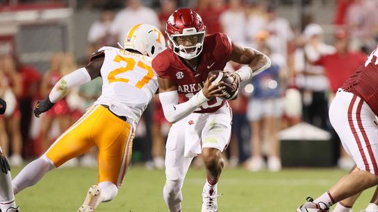 Arkansas rides backup QB to come-from-behind upset win over No. 4 Tennessee (College Football)