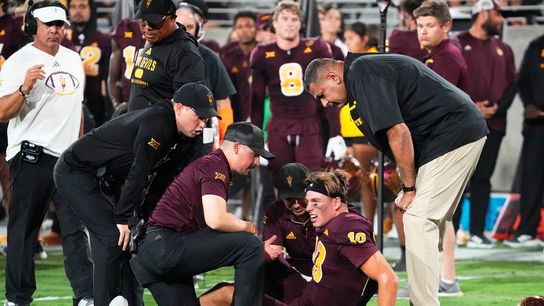 QB Sam Leavitt hurt, Jeff Sims to start for Arizona State vs. Cincinnati (College Football)