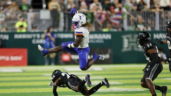 Ashton Jeanty tops 200 rushing yards again as No. 17 Boise State beats Hawaii (College Football)