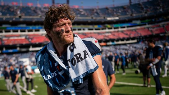 Titans QB Will Levis (shoulder) questionable for Sunday vs. Patriots (NFL)