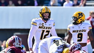 Missouri QB Brady Cook (ankle) leaves game vs. Auburn (College Football)