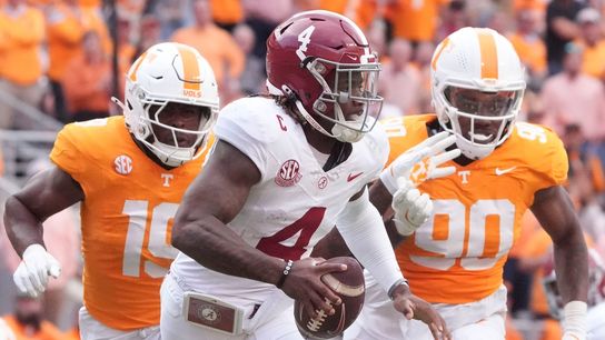 No. 11 Tennessee overcomes scoreless first half to beat No. 7 Alabama (College Football)