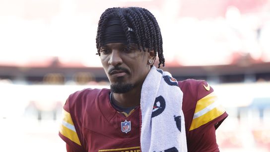 Commanders QB Jayden Daniels (ribs) sits out Wednesday practice (NFL)
