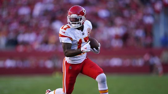 Chiefs place WR Mecole Hardman (knee) on IR (NFL)