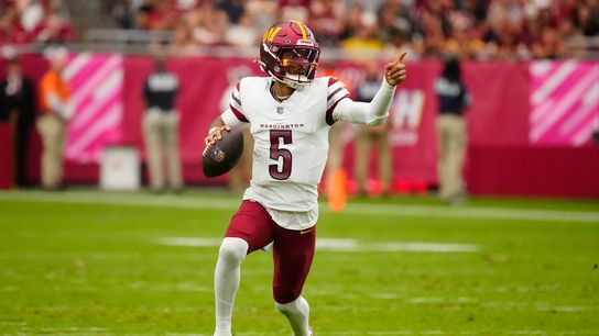 Commanders QB Jayden Daniels practices, game-time decision vs. Bears (NFL)