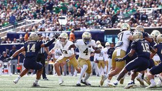 No. 12 Notre Dame rolls past No. 24 Navy with 51-14 win (College Football)