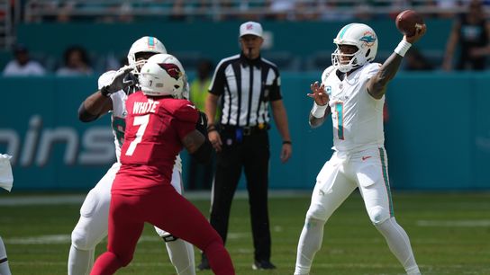 Chad Ryland hero again as Cards nip Dolphins on last-play FG (NFL)