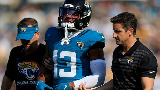 Jags WR Kirk (collarbone) done for season; MRI for Thomas (ribs) (NFL)