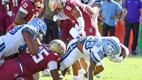 Omarion Hampton powers North Carolina to win at Florida State (College Football)