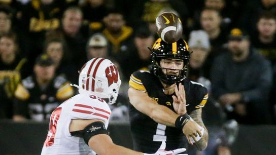 Kaleb Johnson runs for 3 TDs as Iowa rolls past Wisconsin (College Football)