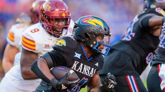 Devin Neal's milestone day helps Kansas beat No. 17 Iowa State (College Football)