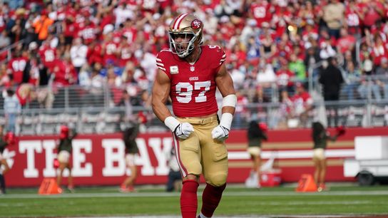 49ers star DE Nick Bosa aggravates hip, injures other hip (NFL)