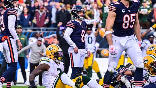 Matt Eberflus, Bears cry foul to NFL on game-deciding FG block (NFL)