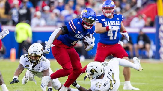 Devin Neal (4 TDs), Kansas set mark with upset of No. 16 Colorado (College Football)