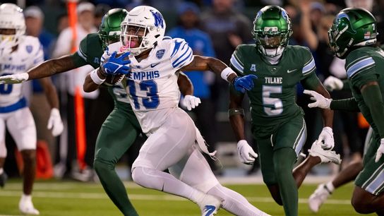 Memphis snaps No. 17 Tulane's eight-game winning streak (College Football)