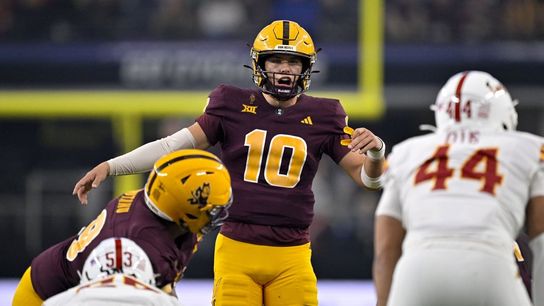 Sam Leavitt sidelined for Arizona State's title rematch with Iowa State (College Football)