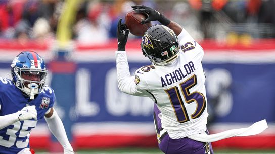 Ravens WR Nelson Agholor ruled out vs. Steelers (NFL)