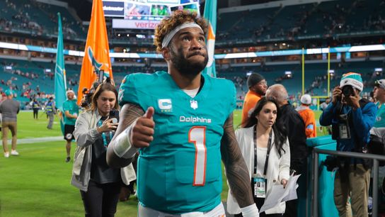 Dolphins QB Tua Tagovailoa (hip) doubtful to play against Jets (NFL)