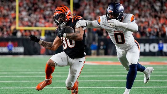 Bengals RB Chase Brown, WR Tee Higgins questionable vs. Steelers (NFL)