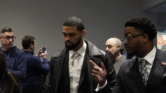 Bears QB Caleb Williams, new coach Ben Johnson already 'vibing' (NFL)