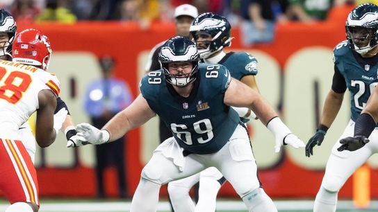 Report: Eagles G Landon Dickerson to have MRI on knee (NFL)