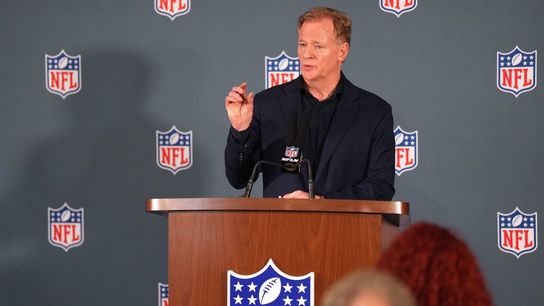 Roger Goodell discusses playoff re-seeding, Olympic flag football (NFL)