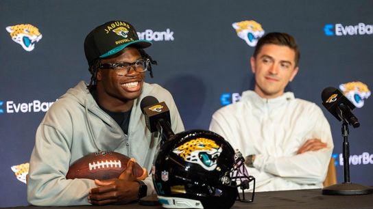 Jaguars GM jacked about adding 'rare person, rare player' Travis Hunter (NFL)