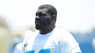 Chargers G Mekhi Becton (illness) questionable vs. Chiefs (NFL)