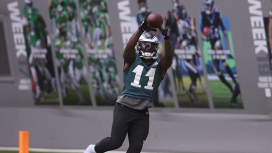 Eagles WR A.J. Brown (hamstring) misses practice (NFL)