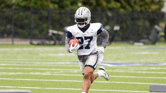 Cowboys RB Miles Sanders (knee) returns to full practice (NFL)
