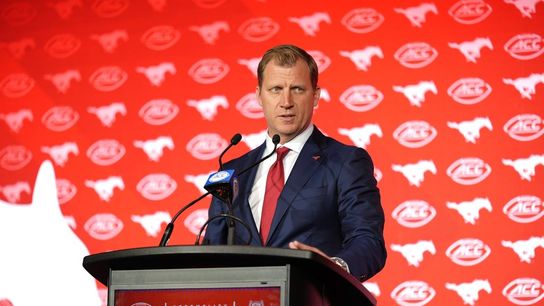 SMU coach Rhett Lashlee calls SEC a 'top-heavy' league (College Football)